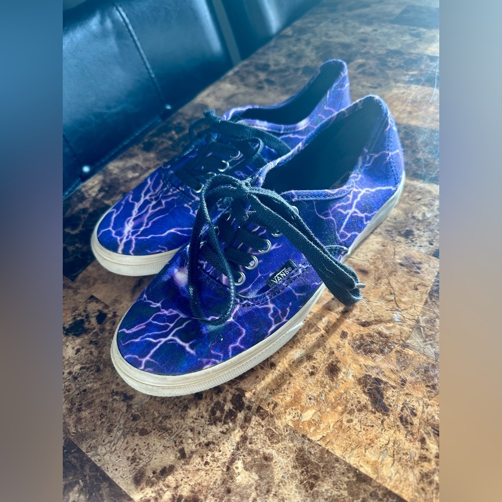 Vans Purple Lightning Sneakers